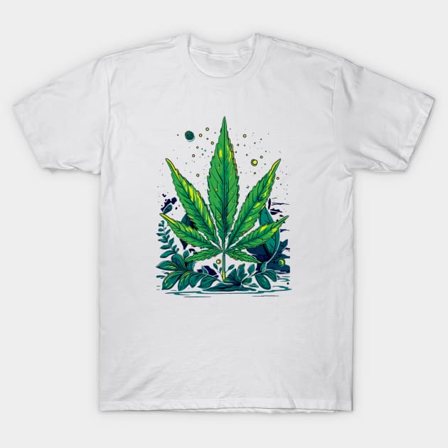 Big Leaf #1 T-Shirt by Butterfly Venom